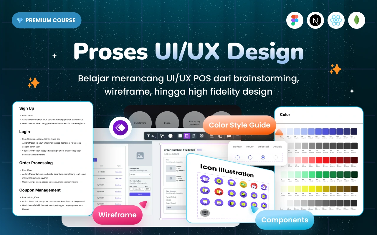 Foto kelas Fullstack POS: Next.js, TypeScript, MongoDB & UIUX 2025